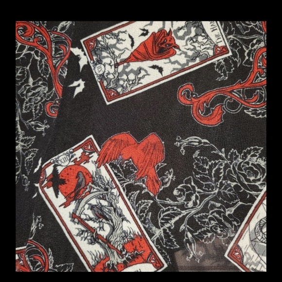 Hell Bunny Demon Tarot Gothic Dress Killstar Hot Topic Dollskill Widow - Picture 3 of 5